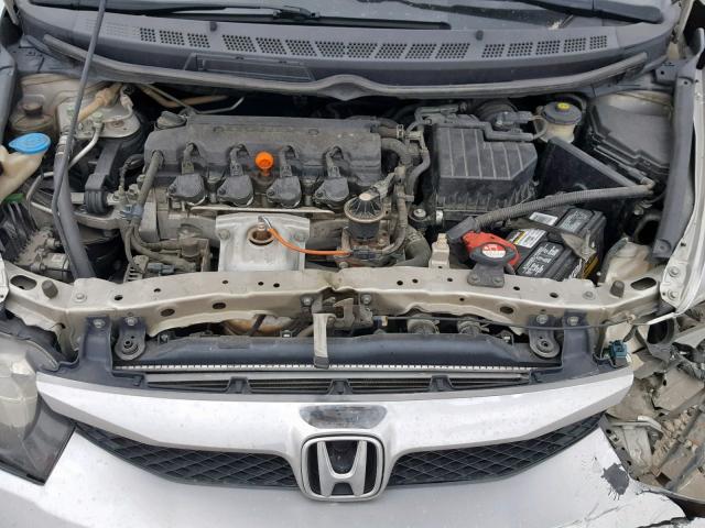 19XFA1F68AE026377 - 2010 HONDA CIVIC SILVER photo 7