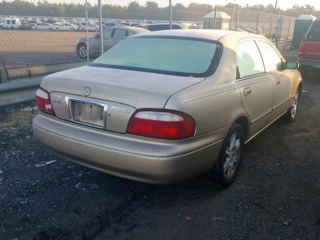 1YVGF22D115242299 - 2001 MAZDA 626 ES GOLD photo 4