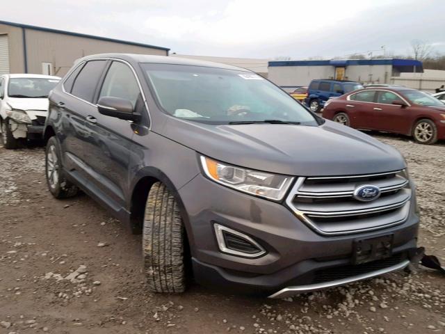 2FMPK3K86GBB70560 - 2016 FORD EDGE TITAN CHARCOAL photo 1