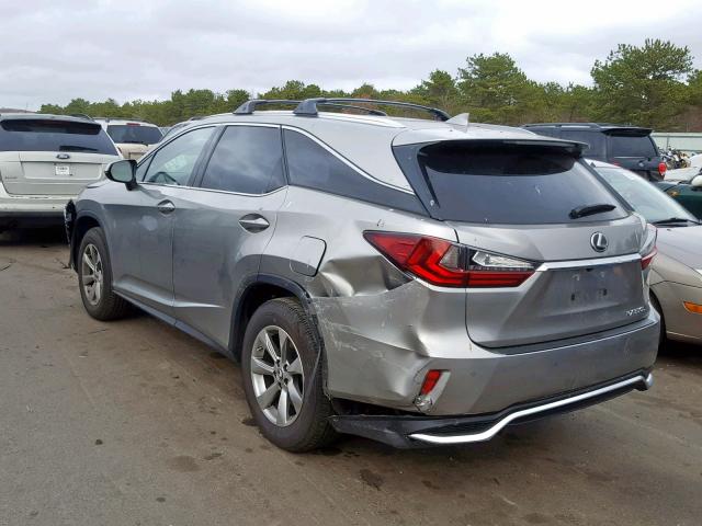 JTJDZKCA4J2003557 - 2018 LEXUS RX 350 L GRAY photo 3