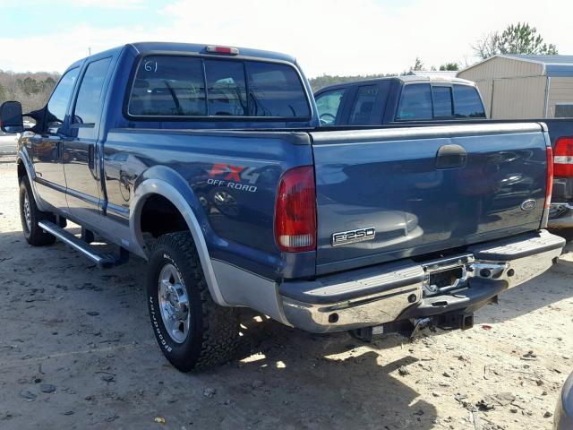 1FTSW21PX5EC31061 - 2005 FORD F250 SUPER BLUE photo 3