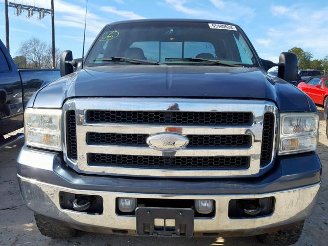 1FTSW21PX5EC31061 - 2005 FORD F250 SUPER BLUE photo 9