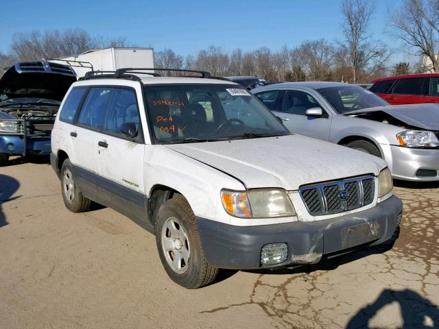 JF1SF635X1H737426 - 2001 SUBARU FORESTER L WHITE photo 1