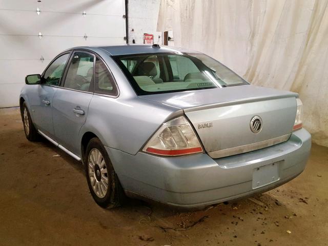 1MEHM40W38G609362 - 2008 MERCURY SABLE LUXU BLUE photo 3