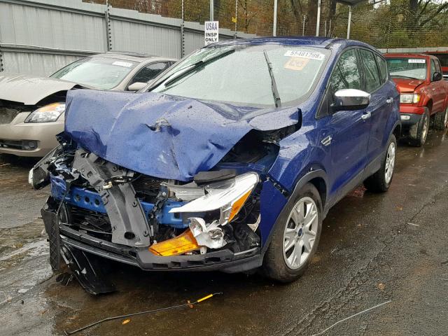 1FMCU0F7XEUB68794 - 2014 FORD ESCAPE S BLUE photo 2