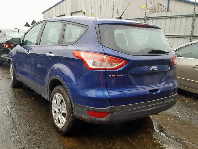 1FMCU0F7XEUB68794 - 2014 FORD ESCAPE S BLUE photo 3