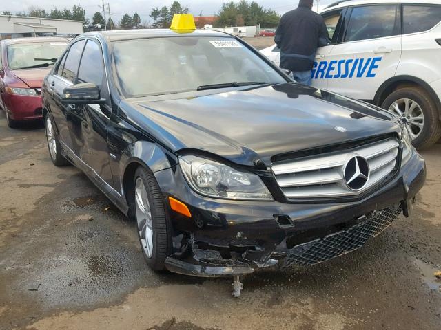 WDDGF4HB3CR214979 - 2012 MERCEDES-BENZ C 250 BLACK photo 1