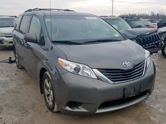 5TDKK3DC1CS261907 - 2012 TOYOTA SIENNA LE GRAY photo 1