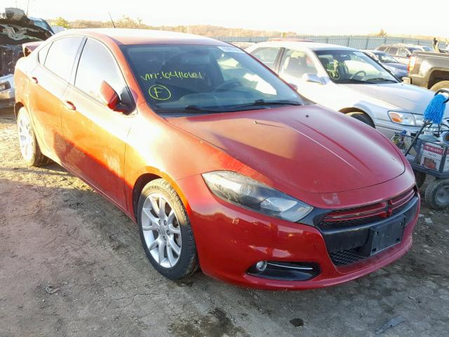 1C3CDFBH0DD641661 - 2013 DODGE DART SXT RED photo 1