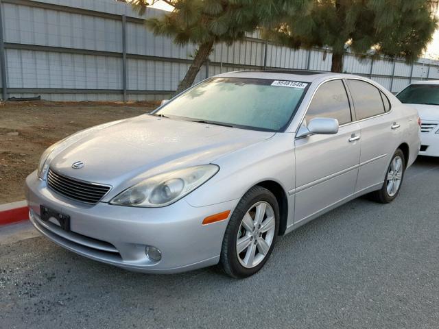 JTHBA30G265162906 - 2006 LEXUS ES 330 SILVER photo 2