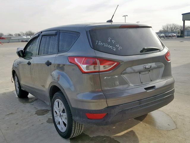 1FMCU0F74DUB50922 - 2013 FORD ESCAPE S GRAY photo 3