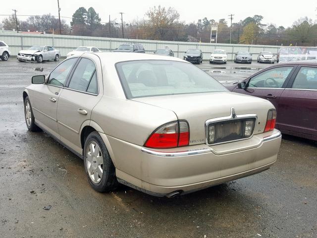 1LNHM86S14Y623225 - 2004 LINCOLN LS بيج صورة 3