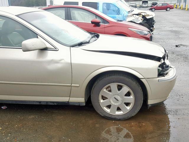1LNHM86S14Y623225 - 2004 LINCOLN LS بيج صورة 9