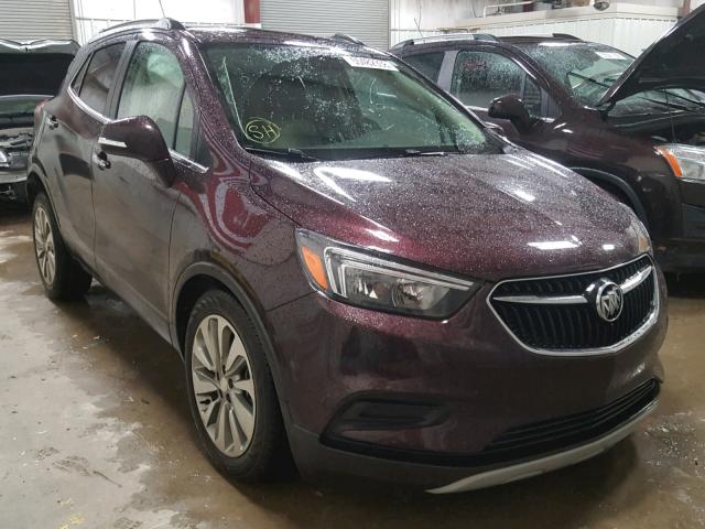 KL4CJASB2HB121606 - 2017 BUICK ENCORE PRE BURGUNDY photo 1