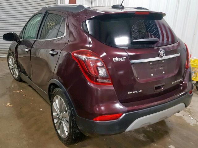 KL4CJASB2HB121606 - 2017 BUICK ENCORE PRE BURGUNDY photo 3