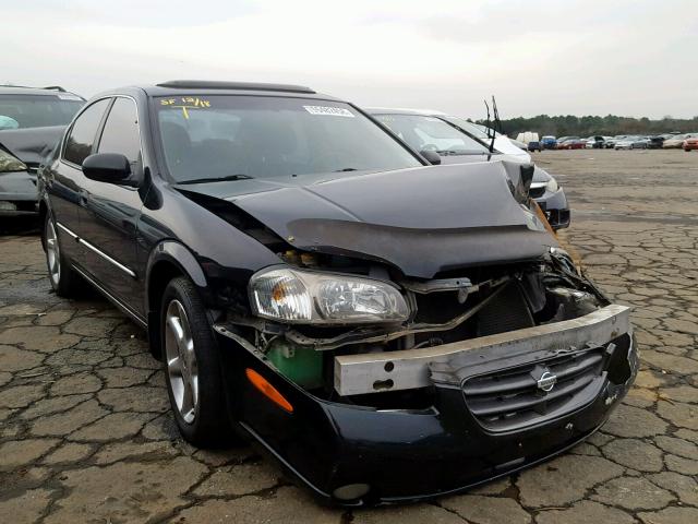 JN1CA31A01T310462 - 2001 NISSAN MAXIMA GXE BLACK photo 1