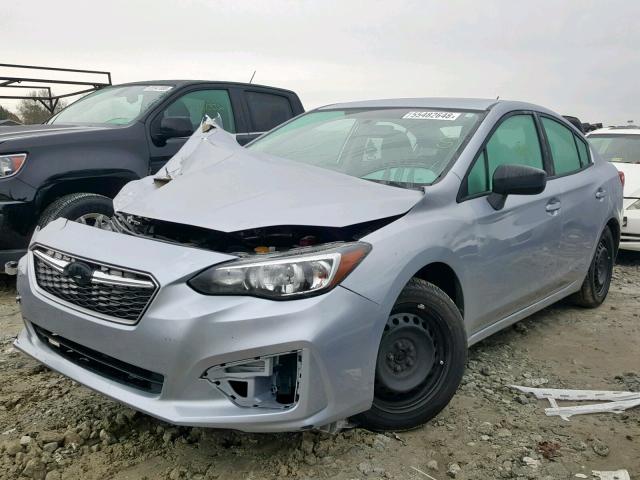 4S3GKAA60H1611864 - 2017 SUBARU IMPREZA SILVER photo 2