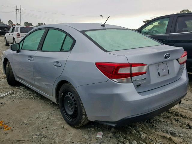 4S3GKAA60H1611864 - 2017 SUBARU IMPREZA SILVER photo 3