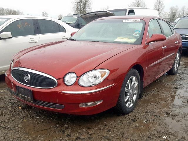 2G4WD582171181864 - 2007 BUICK LACROSSE C MAROON photo 2