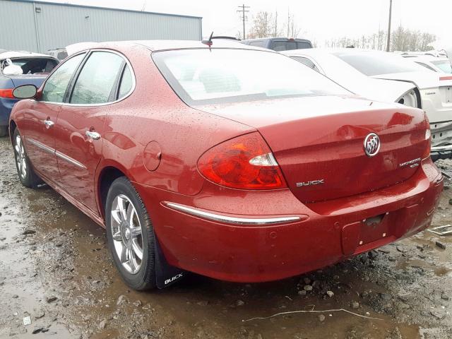 2G4WD582171181864 - 2007 BUICK LACROSSE C MAROON photo 3