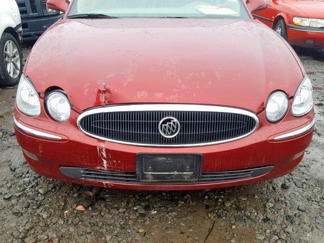 2G4WD582171181864 - 2007 BUICK LACROSSE C MAROON photo 9