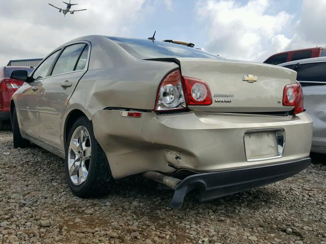 1G1ZH57B09F129606 - 2009 CHEVROLET MALIBU 1LT ბეჟი ფოტო 3