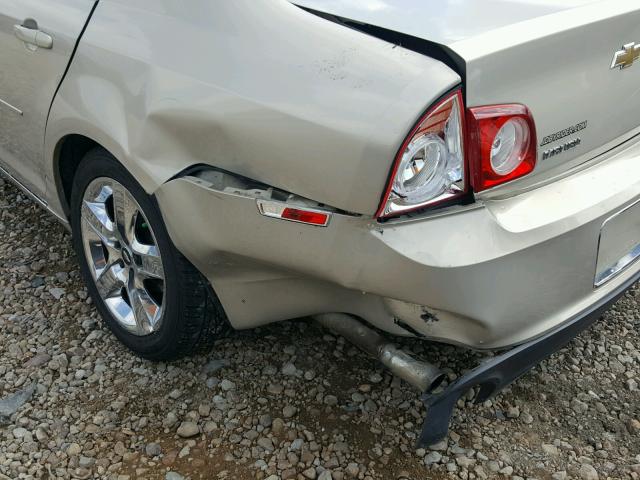 1G1ZH57B09F129606 - 2009 CHEVROLET MALIBU 1LT ბეჟი ფოტო 9