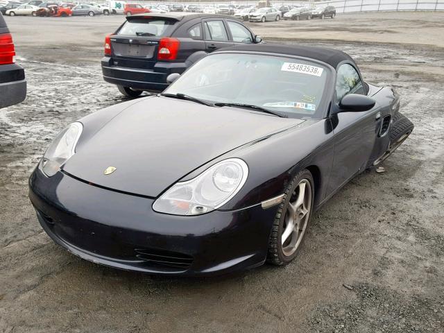 WP0CA29834U621276 - 2004 PORSCHE BOXSTER BLACK photo 2