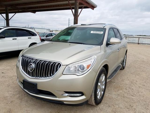 5GAKRDKD7DJ102144 - 2013 BUICK ENCLAVE BEIGE photo 2