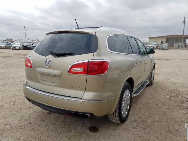 5GAKRDKD7DJ102144 - 2013 BUICK ENCLAVE BEIGE photo 4