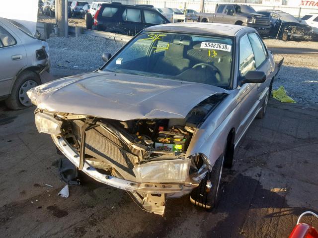 4S3BD4359X7250544 - 1999 SUBARU LEGACY L GOLD photo 2