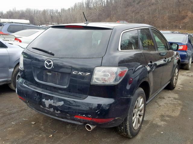 JM3ER2BM6B0376509 - 2011 MAZDA CX-7 BLACK photo 4