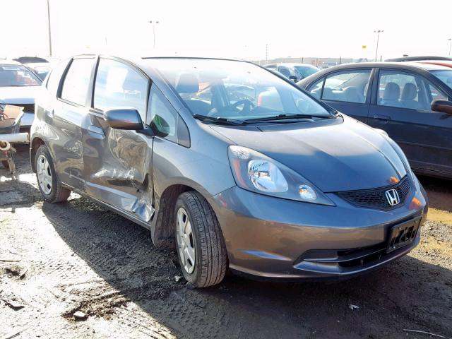 JHMGE8H31DC000766 - 2013 HONDA FIT GRAY photo 1