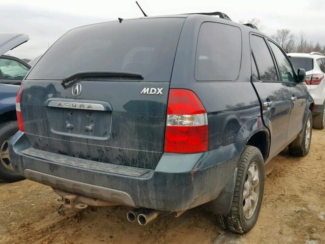 2HNYD18641H540724 - 2001 ACURA MDX TOURIN GREEN photo 4