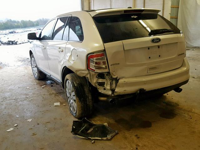 2FMDK39C79BA41713 - 2009 FORD EDGE LIMIT WHITE photo 3