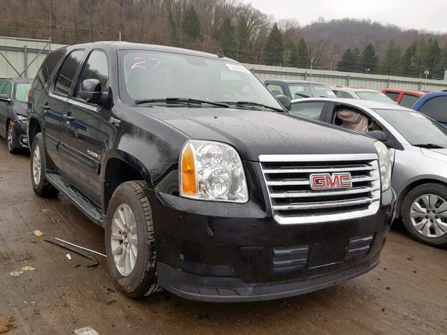 1GKFK13538R145434 - 2008 GMC YUKON HYBR BLACK photo 1