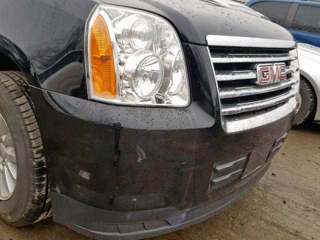 1GKFK13538R145434 - 2008 GMC YUKON HYBR BLACK photo 9