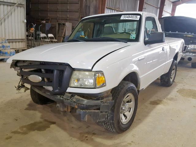 1FTYR10D37PA93003 - 2007 FORD RANGER WHITE photo 2