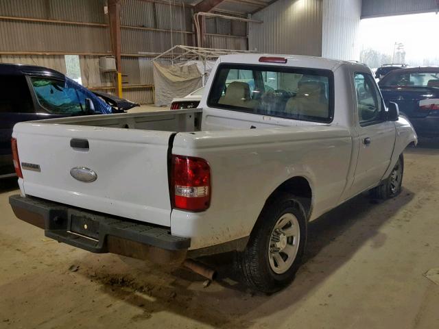 1FTYR10D37PA93003 - 2007 FORD RANGER WHITE photo 4