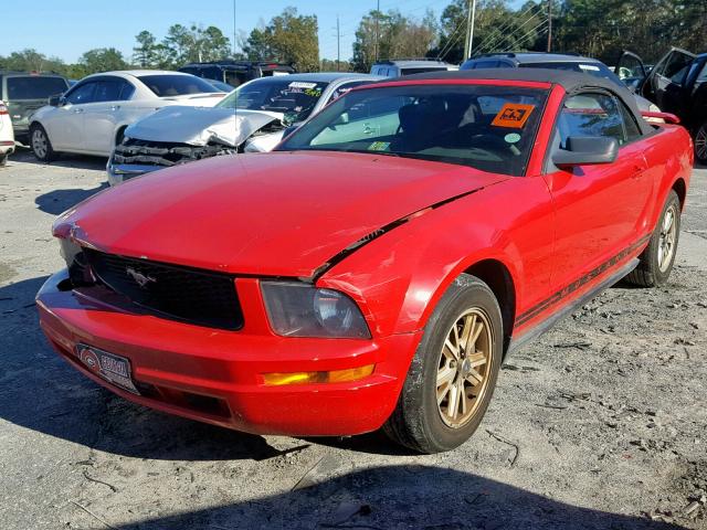 1ZVHT84N365101539 - 2006 FORD MUSTANG RED photo 2