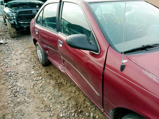1N4AB41D0SC763022 - 1995 NISSAN SENTRA XE RED photo 9