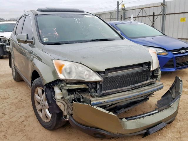 JHLRE38738C029789 - 2008 HONDA CR-V EXL GREEN photo 1