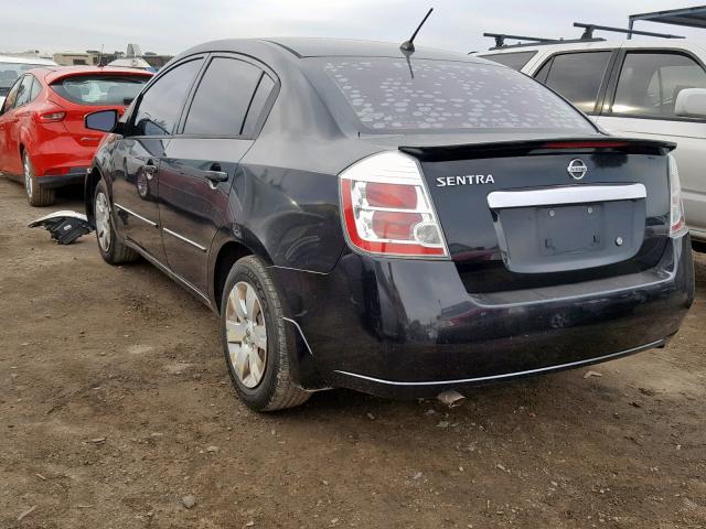 3N1AB6AP2BL620676 - 2011 NISSAN SENTRA 2.0 BLACK photo 3