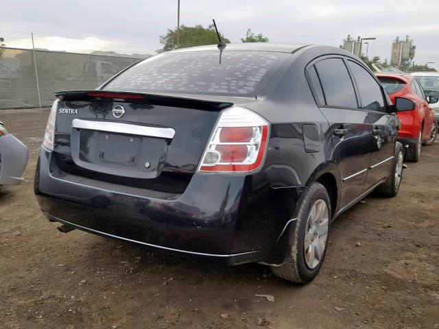 3N1AB6AP2BL620676 - 2011 NISSAN SENTRA 2.0 BLACK photo 4