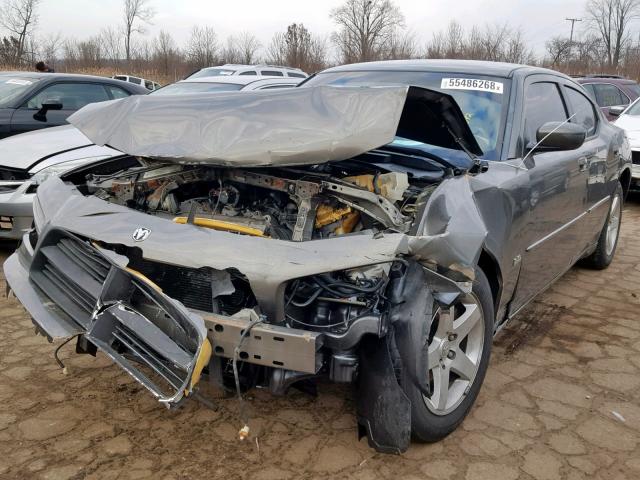 2B3CA3CV5AH252392 - 2010 DODGE CHARGER SX GRAY photo 2