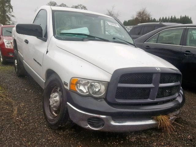 3D7KA26D43G793319 - 2003 DODGE RAM 2500 S WHITE photo 1