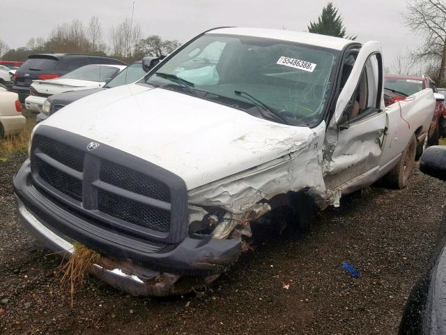 3D7KA26D43G793319 - 2003 DODGE RAM 2500 S WHITE photo 2