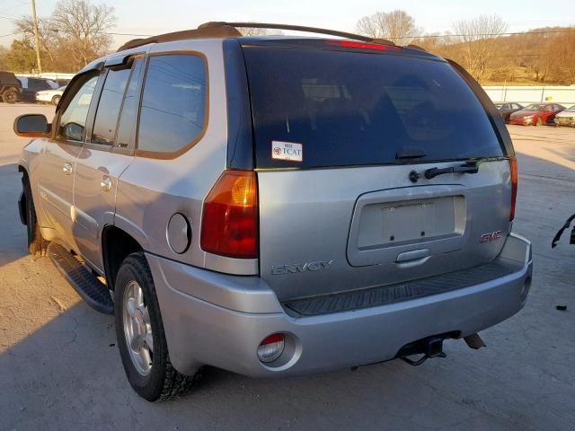 1GKDT13S842139951 - 2004 GMC ENVOY SILVER photo 3