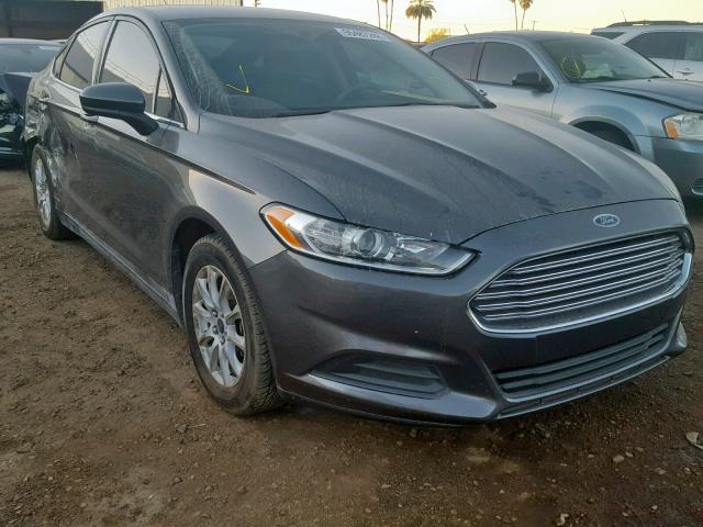 3FA6P0G75GR356730 - 2016 FORD FUSION S CHARCOAL photo 1