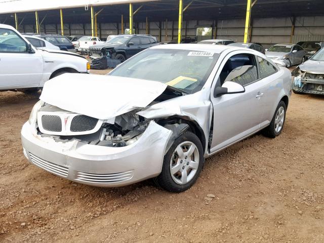 1G2AS18H197108974 - 2009 PONTIAC G5 SILVER photo 2